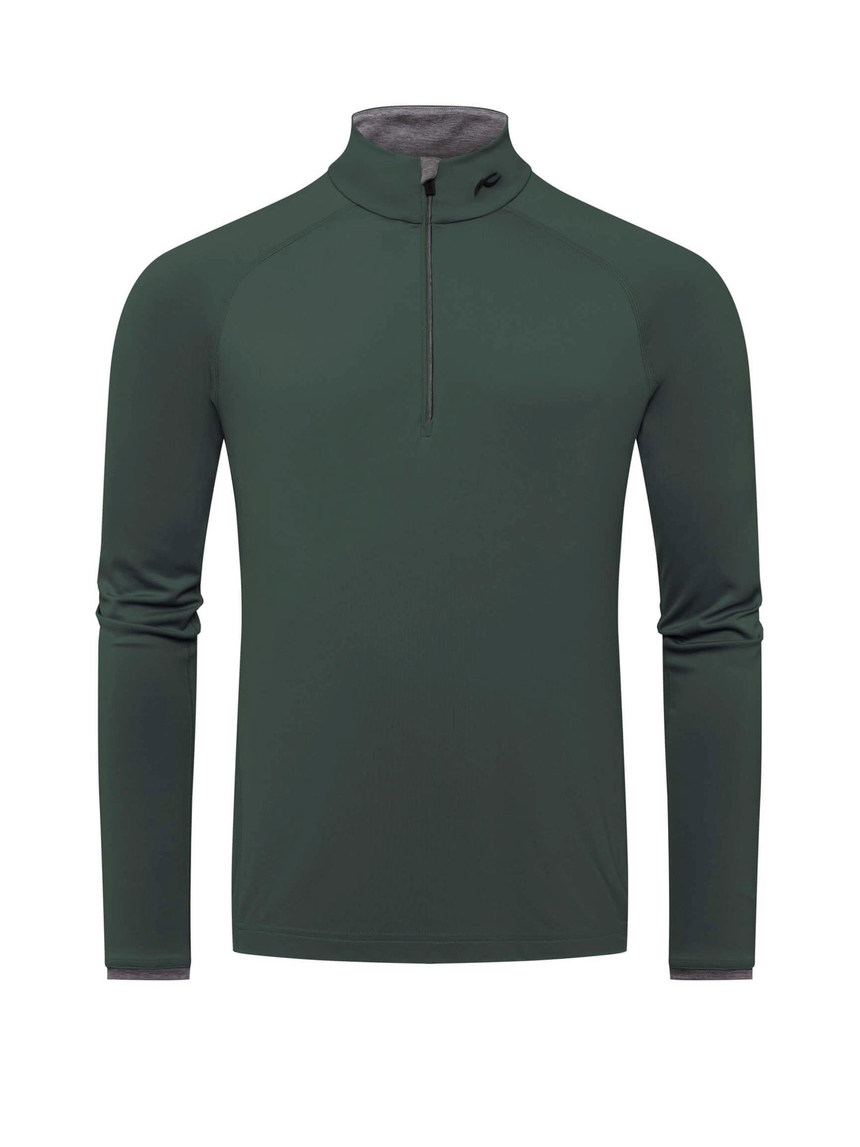 Kjus Feel Halfzip Skiundertrøje Herre - Dark Jet Green - 50