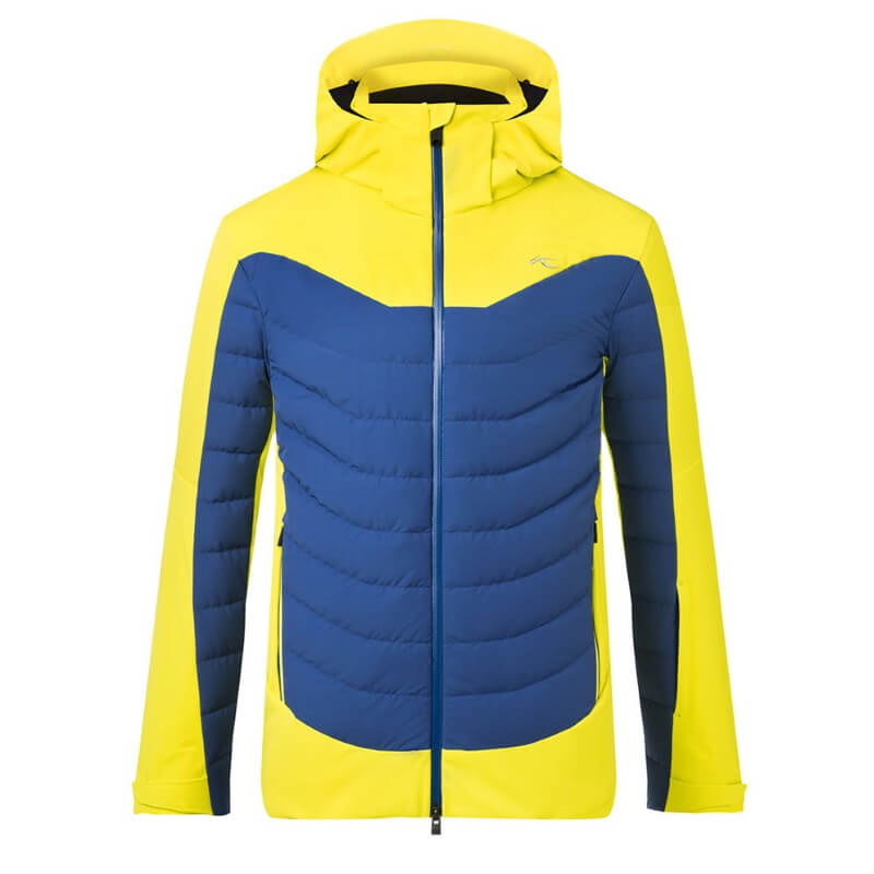 Kjus Men Sight Line Jacket Skijakke Herre - Blå og Gul -