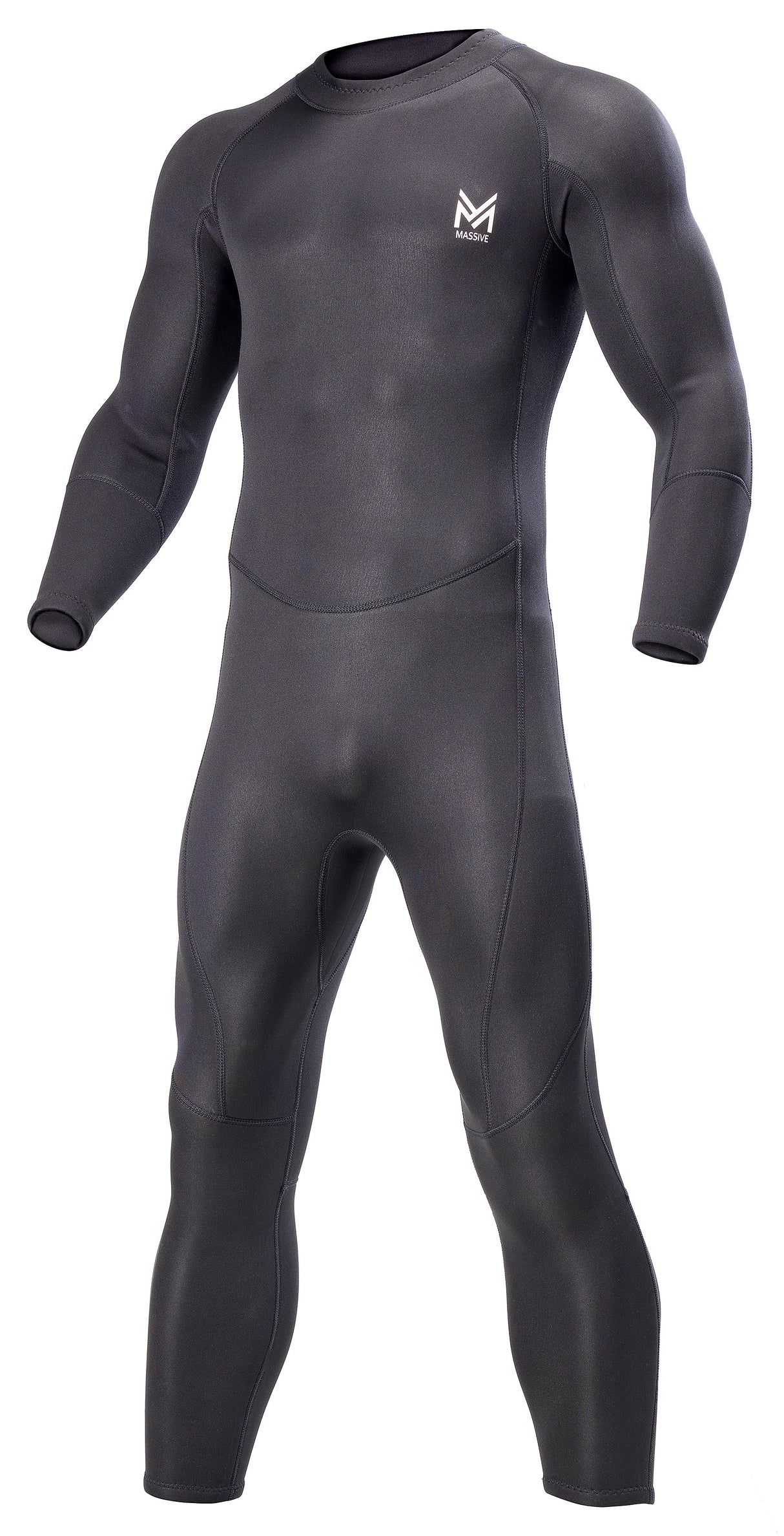 Massive Våddragt Men Long Wetsuit - Black - Black