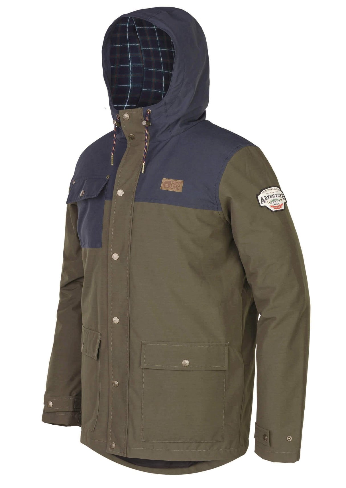 Picture Jack Skijakke Herre - Dark Army Green -