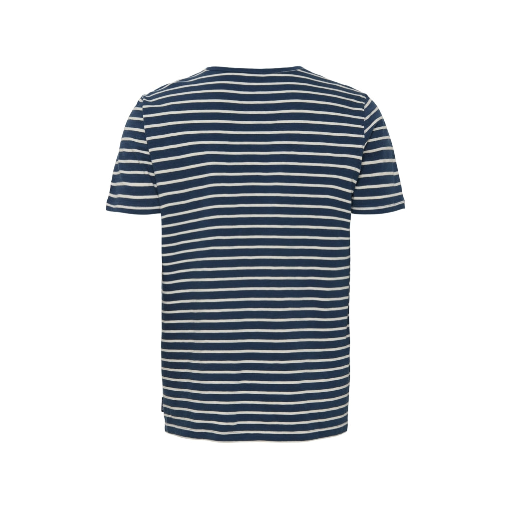 Sea Ranch Pontus Tee - Insignia Blue/Ecru -