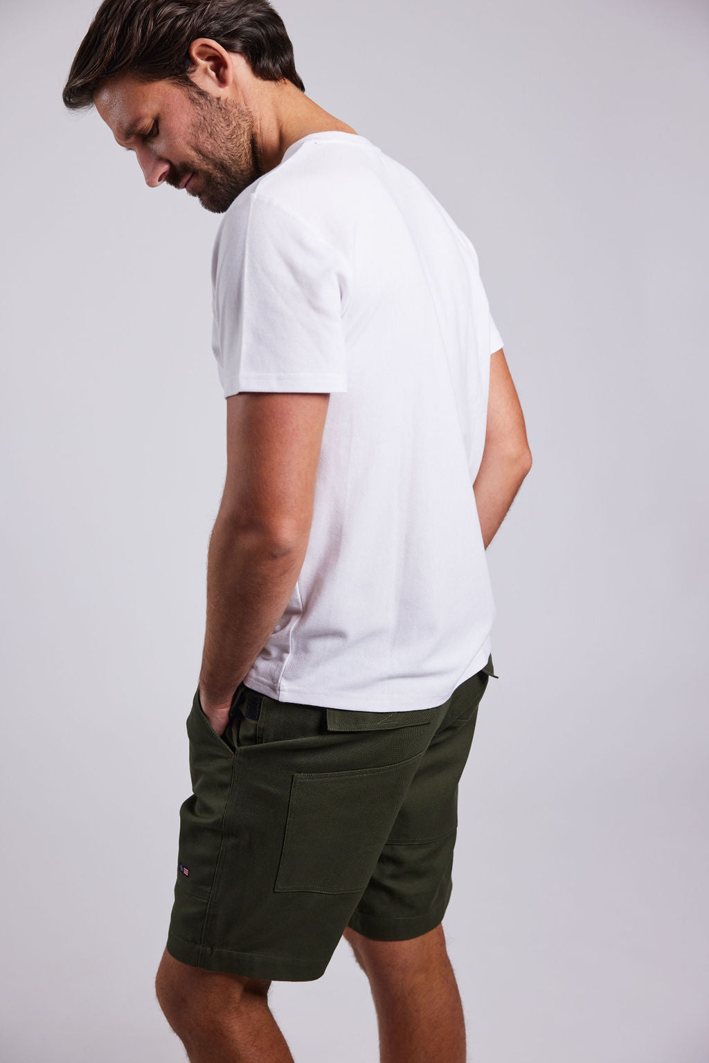 Sebago Performance Tee T-shirt Herre - White -