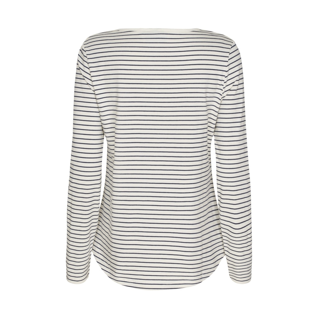 Sea Ranch W Amelie L/S T-shirt - Grå -