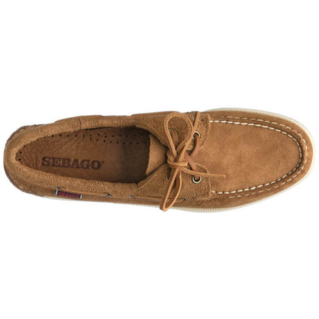 Sebago Portland Flesh Out Women Sejlersko Dame - Brown Cognac -