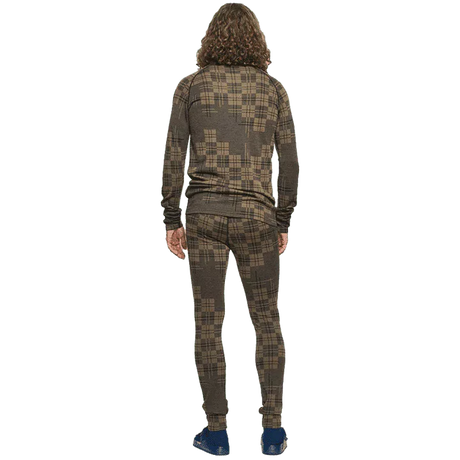 Bula Check Merino Wool Crew Skiundertrøje Herre -