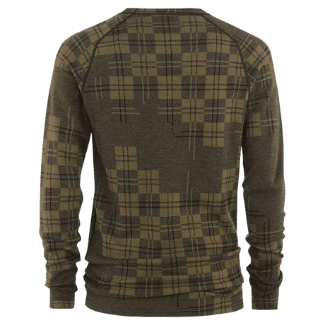 Bula Check Merino Wool Crew Skiundertrøje Herre -