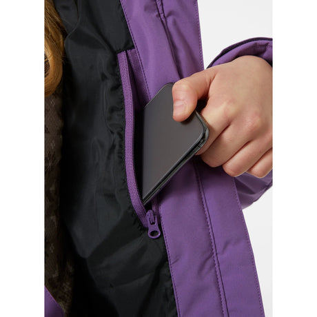Helly Hansen Juniors' Diamond Ski Jacket Skijakke Børn - Crushed Grape -