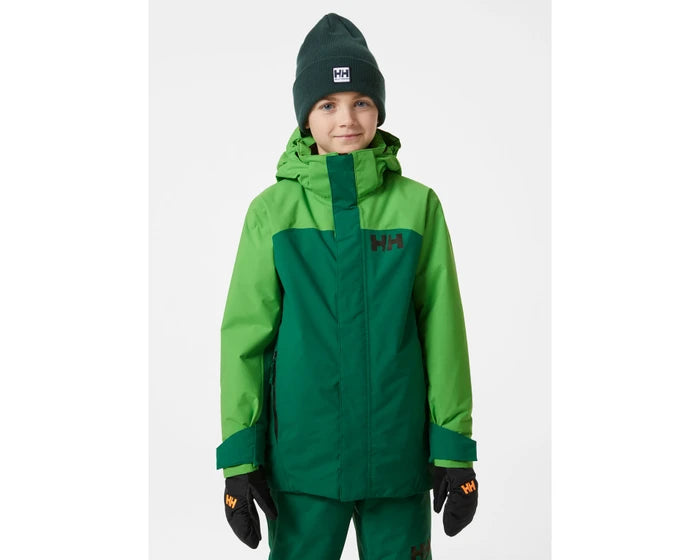 Helly Hansen Juniors' Level Ski Jacket Skijakke Børn - Malachite - Malachite