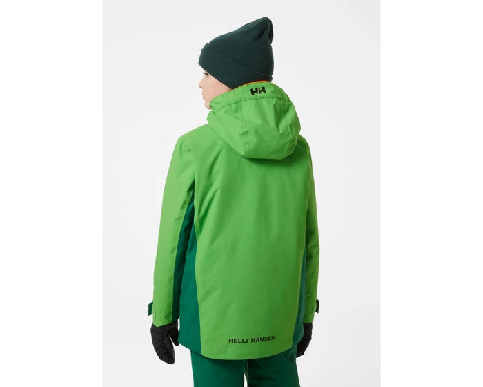 Helly Hansen Juniors' Level Ski Jacket Skijakke Børn - Malachite -