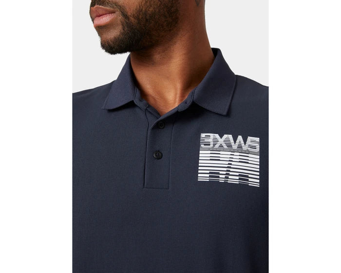 Helly Hansen Men's HP Racing Quick-Dry Polo T-shirt Herre - Navy -