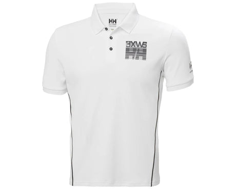 Helly Hansen Men's HP Racing Quick-Dry Polo T-shirt Herre - White -