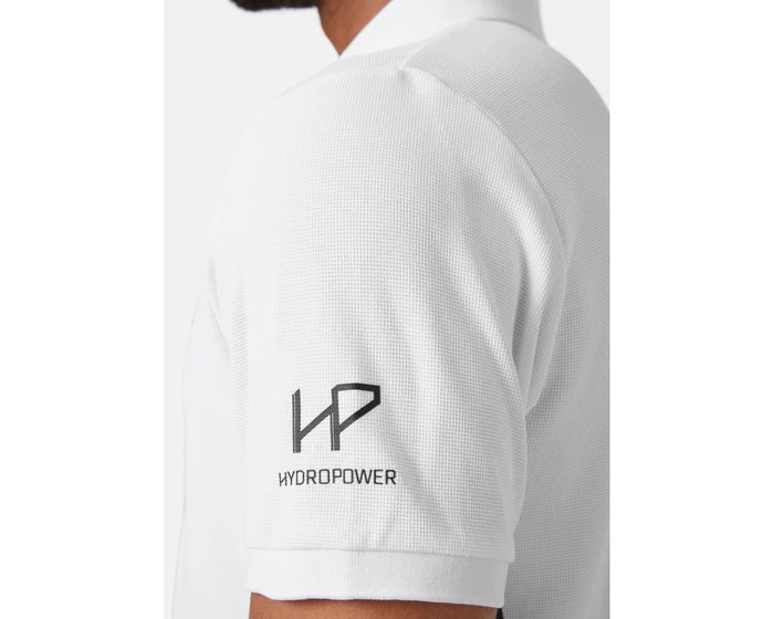 Helly Hansen Men's HP Racing Quick-Dry Polo T-shirt Herre - White -