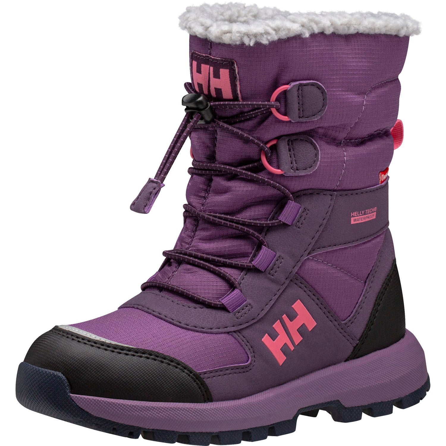 Helly Hansen Juniors' and Kids' Silverton Winter Boots Vinterstøvler Børn - Crushed Grape -