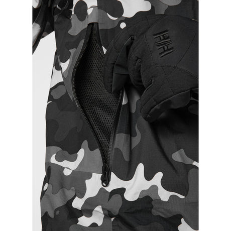 Helly Hansen Unisex Chugach Infinity Printed Suit Skidragt - Dame / Herre - Ebony Camo -