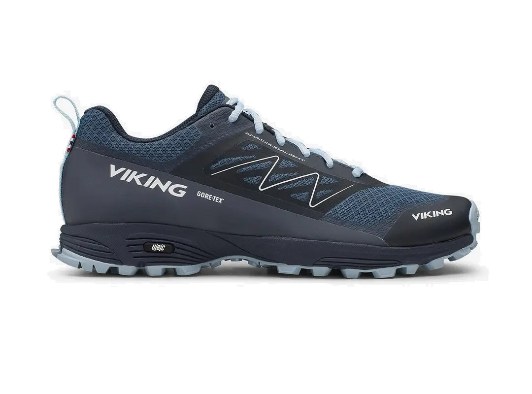 Viking Anaconda Light Unisex Hiking Shoes Vandresko Dame Herre - Navy/Denim - Navy Denim