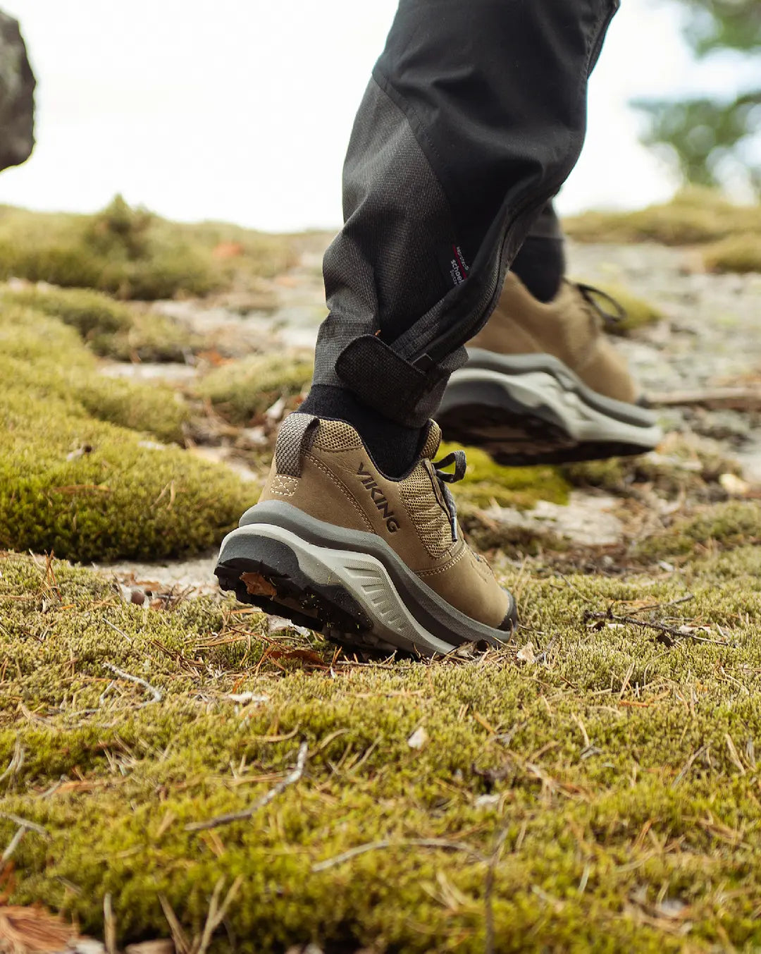 Viking Cerra Hike Low Women's Hiking Shoes Vandresko Dame - Brown Grey -