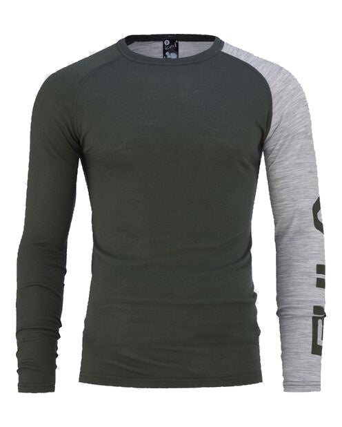 Bula Attitude Merino Uld L/S Langærmet Skiundertrøje Herre - Dolive -