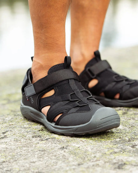 Viking Adventure Unisex Sandaler Dame Herre - Black/Charcoal -