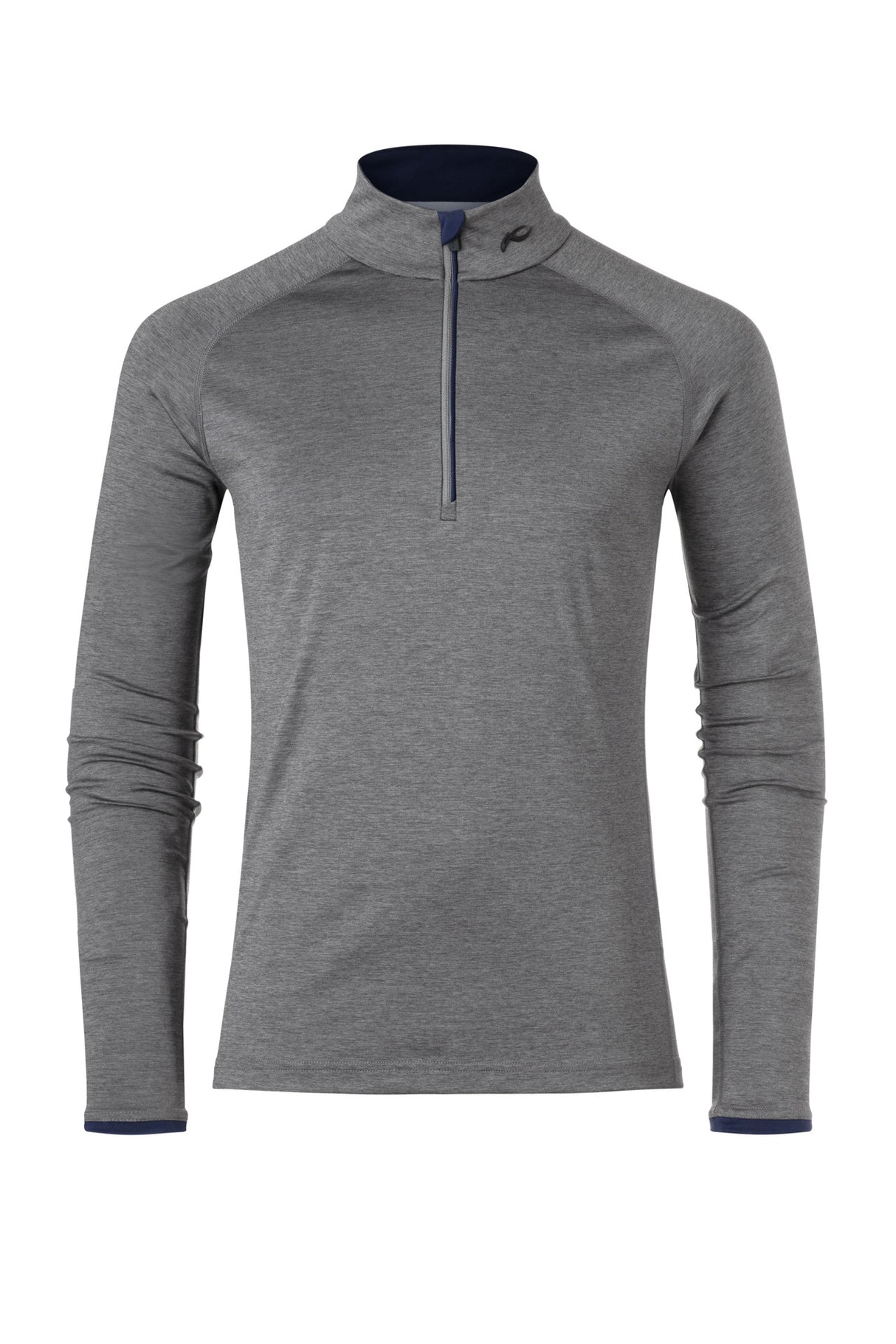 Kjus Feel Halfzip Skiundertrøje Herre - Steel Grey Melange -