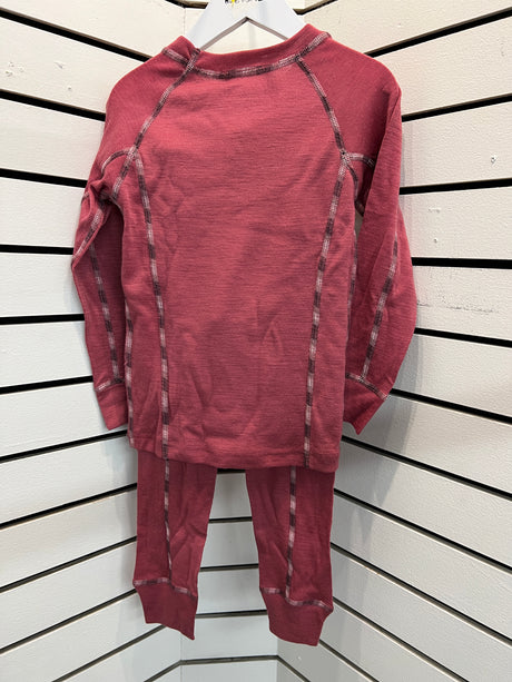 Hulabalu Stars Skiundertøj Børn - Dark Coral -