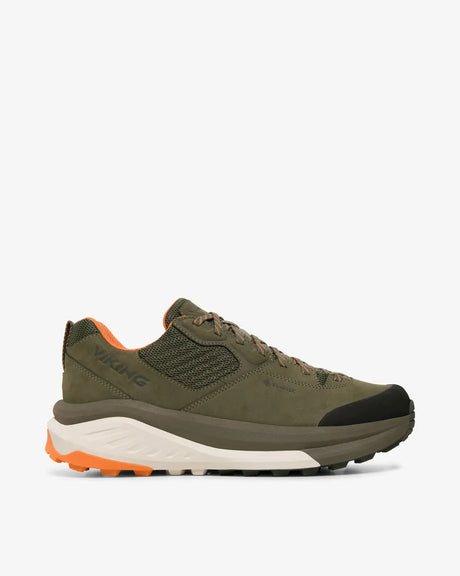 Viking Cerra Hike Low Vandresko Herre - Olive Orange