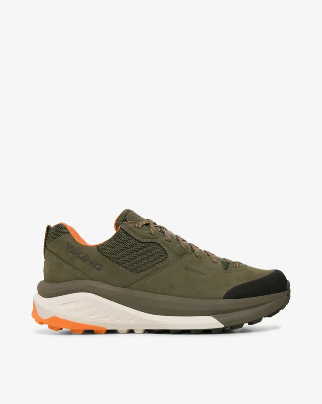 Viking Cerra Hike Low Vandresko Herre - Olive Orange
