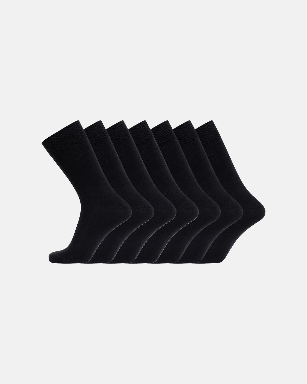 JBS bambus-strømper til herrer i gaveæske 7-pak - Sort - Sort