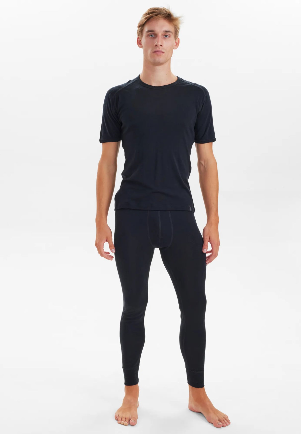 JBS "Wool" kortærmet t-shirt - skiundertrøje Herre - 100% Merinould -