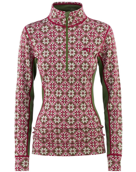 Kari Traa Rose Half Zip Skiundertrøje Dame - Tweed -