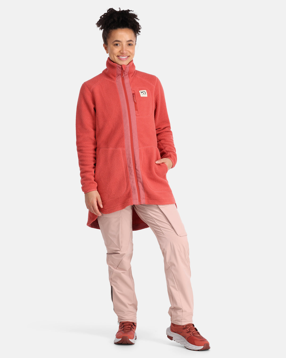 Kari Traa Sanne Pile Jacket Fleecejakke Dame - Cedar -