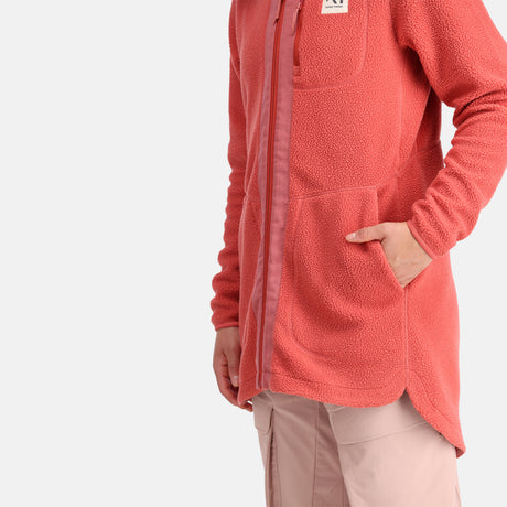 Kari Traa Sanne Pile Jacket Fleecejakke Dame - Cedar -