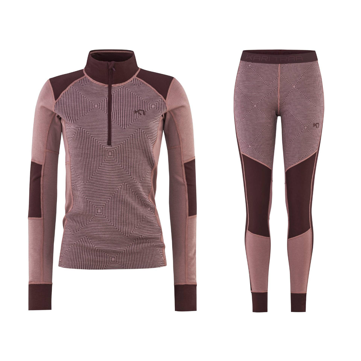 Kari Traa Tora Skiundertøj Sæt Dame - Taupe