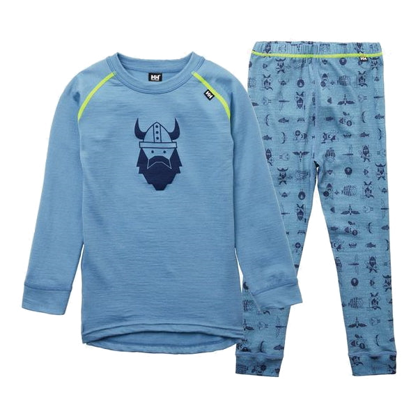 Helly Hansen Junior Skiundertøj Børn - Blue Fog -