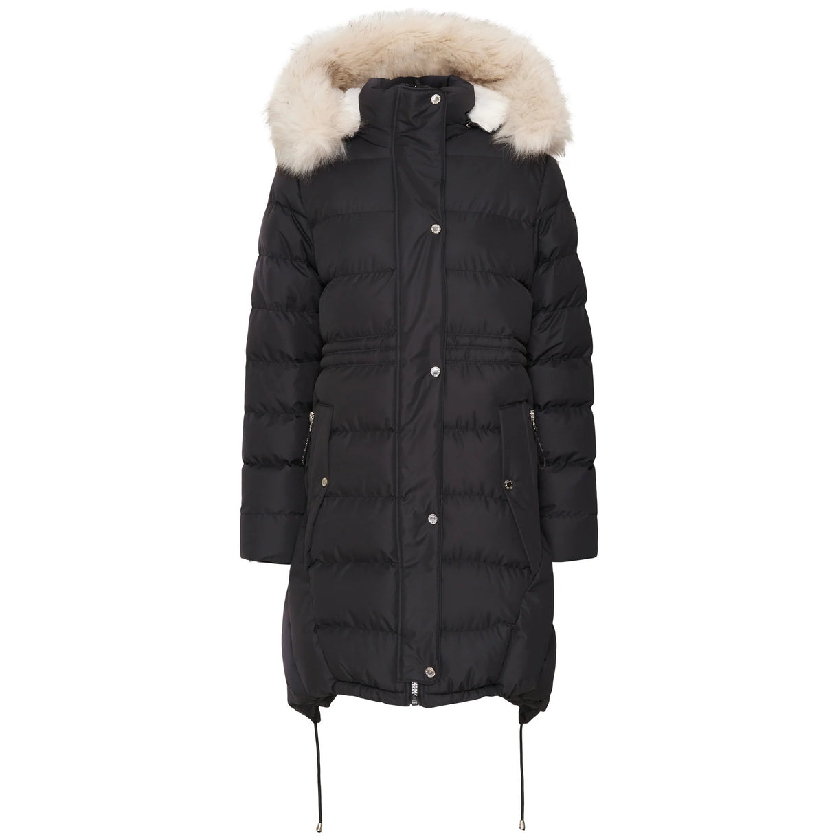 COLD Pom Pom Parka Lady Vinterjakke Dame - Black
