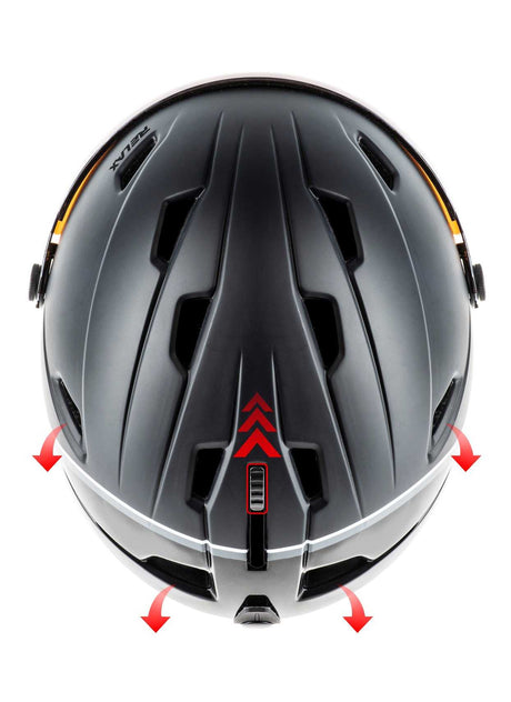 Relax Stealth Skihjelm med visir - Dame / Herre - Hvid -