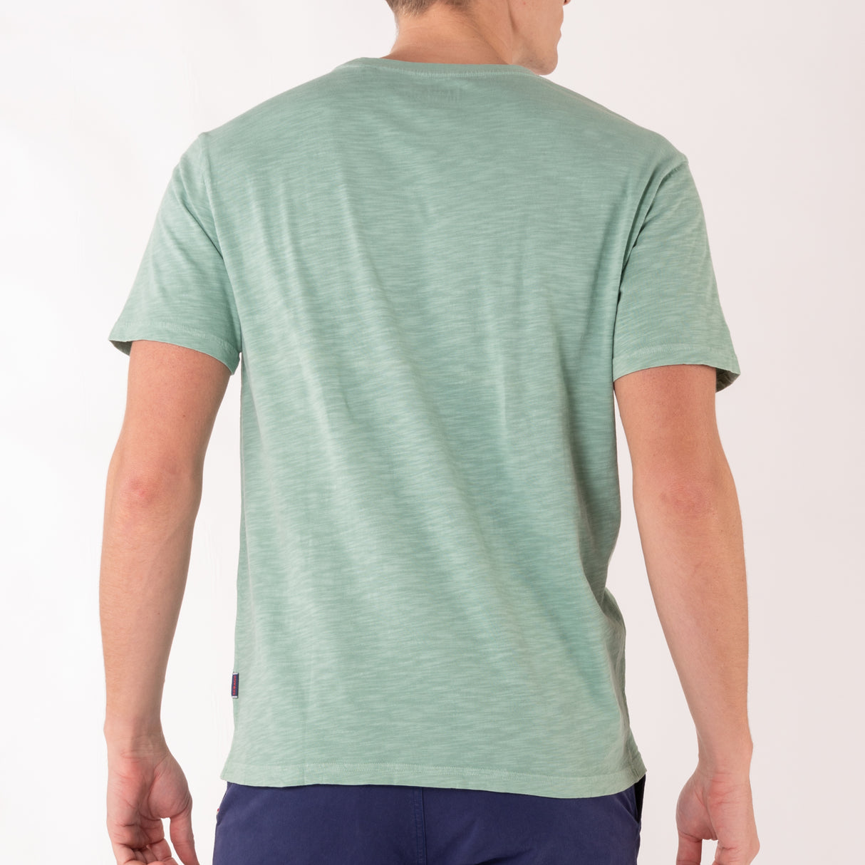 Sebago Outwashed Pocket Tee T-Shirt Herre - Mint -