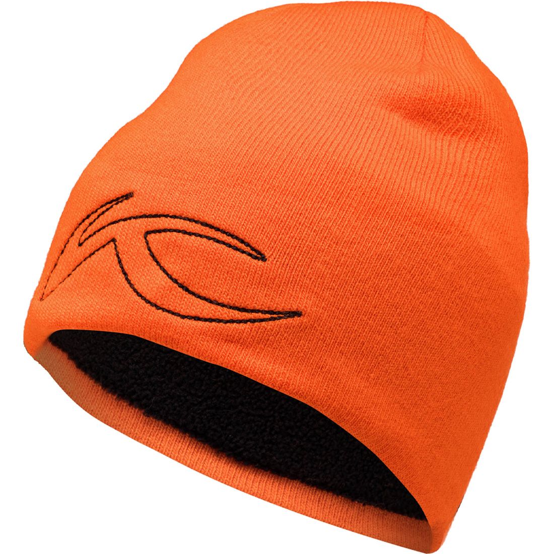 Kjus Unisex Side Logo Beanie Hue - Orange One-size