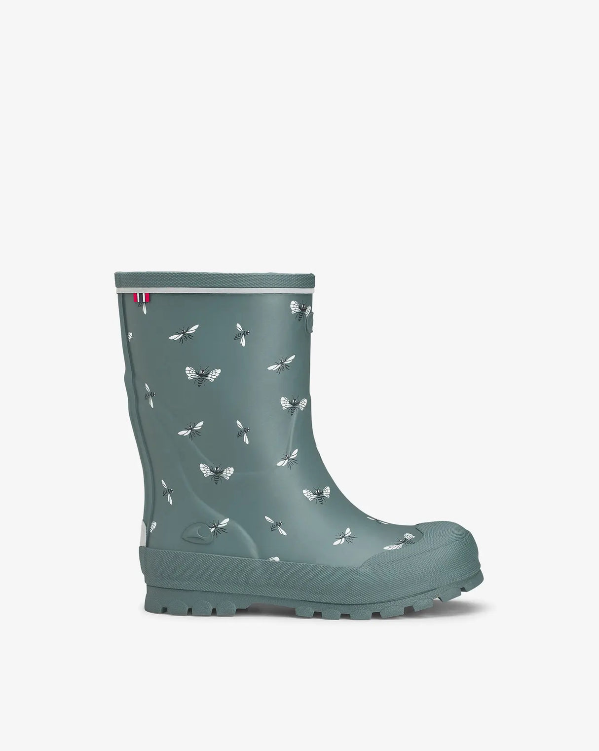 Viking Jolly Print Rubber Boots Gummistøvler Børn - Bluegreen White