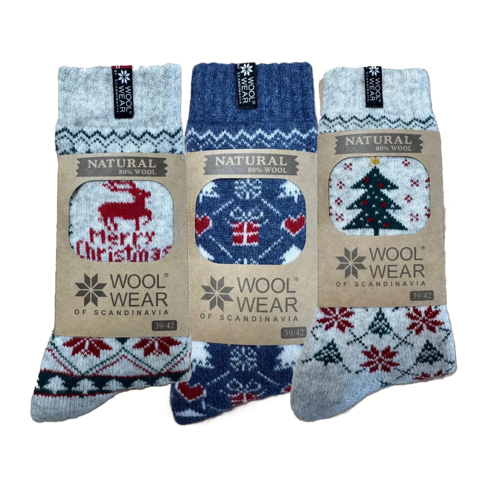 Nyhed: Woolwear Julesokker med julemotiver