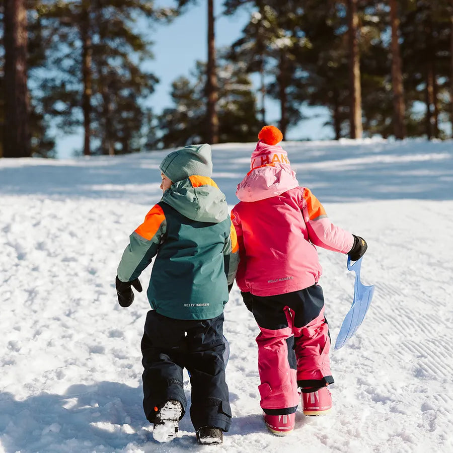 Helly Hansen Kids’ Rider 2.0 Insulated Ski Jacket Skijakke Børn - Bright Green - - 41773_181-9-action23