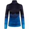 Kjus Women Motion Print Half-Zip Skiundertrøje Dame