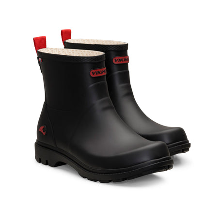 Viking Noble Rubber Cut Gummistøvler Dame - Black -