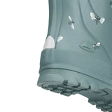 Viking Jolly Print Rubber Boots Gummistøvler Børn - Bluegreen/White -