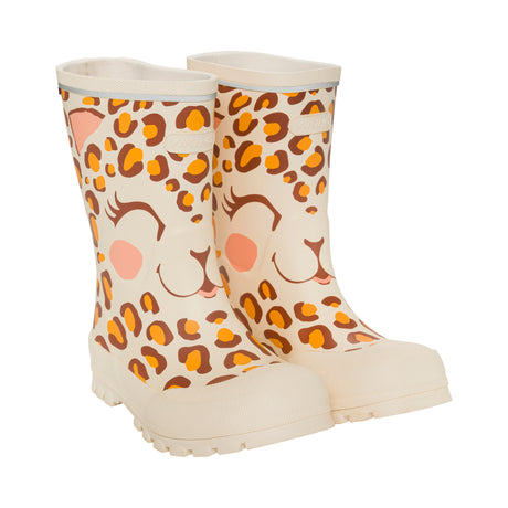 Viking Jolly Print Rubber Boots Gummistøvler Børn - Cream -
