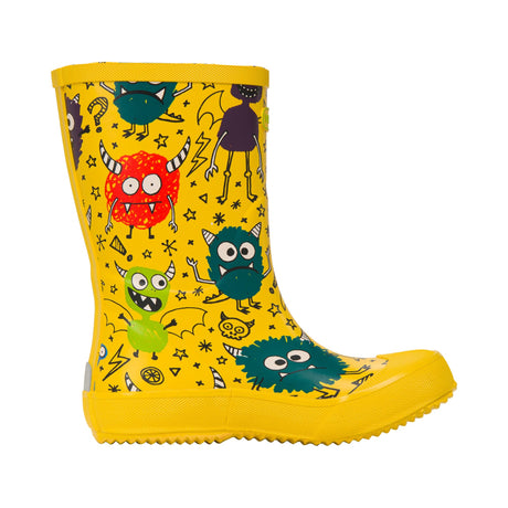 Viking Indie Print Gummistøvler Børn - Yellow/Multi -