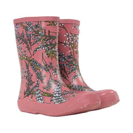 Viking Indie Print Gummistøvler Børn - Antiquerose/Light Blue -