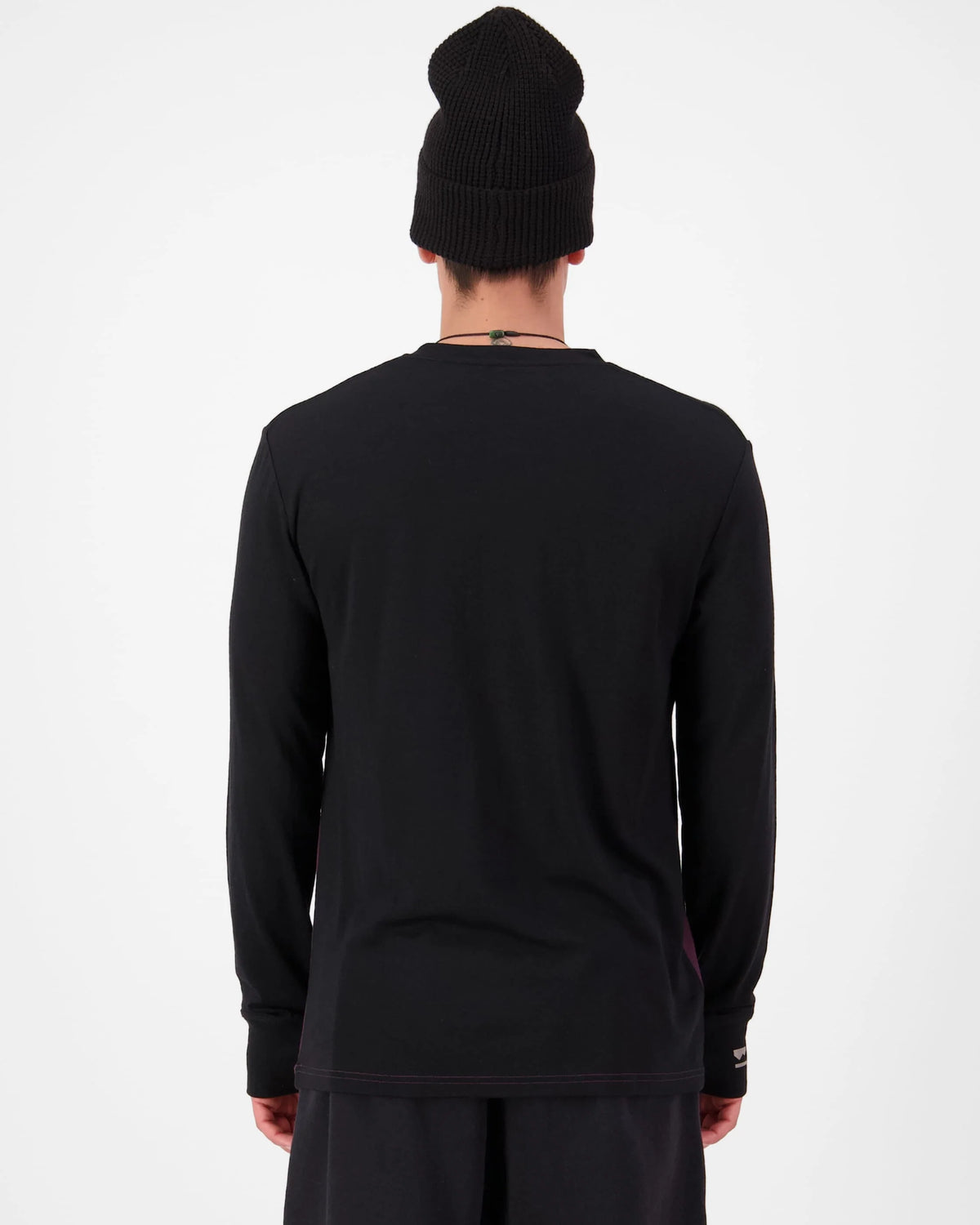 Mons Royale Yotei Merino Long Sleeve Skiundertrøje Herre – Fig / Black