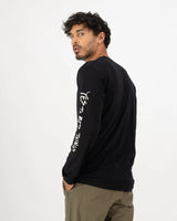 Mons Royale Icon Merino Classic Long Sleeve T-Shirt Herre - Black -