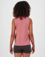 Mons Royale Icon Merino Tank Top Dame - Canyon Rose -