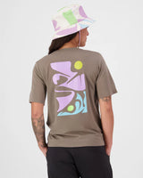 Mons Royale Icon Merino T-Shirt Dame - Walnut -
